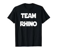 L'équipe Rhino T-Shirt Graphique avec Valeur, Homme, Noir, S