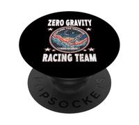 L'équipe Zero Gravity Racing Explore l'espace rétro Inconnu PopSockets PopGrip Adhésif