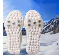 L'Équipement Comprend Deux Paires de Crampons Antidérapants Ces Crampons Sont Flexibles et Faciles à Mettre et à Enlever Ce Qui Les Rend Idéaux pour la Randonnée Hivernale et l'Alpinisme (transparent)