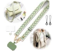 LERANXIN Cordon Telephone Portable Tour de Cou Téléphone Portable Universelle Dragonne avec 2 Patchs Réglable Collier Lanière en Bandoulière solide Compatibles avec Plupart des Smartphones