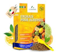 LERAVA Engrais Bio Agrumes (800g) - Nutrition Naturelle pour Citronnier en Pot - Croissance Vigoureuse et Saveur Intense - Avec Bouchon Distributeur - 100% Made in Italy