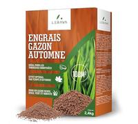 LERAVA® - Engrais Gazon Automne (100m²) - Fertilisant Azoté à Libération Lente - Régénère le Gazon après l’Été - Pelouse Dense, Verte et Résistante - Spécial Soin Automnal