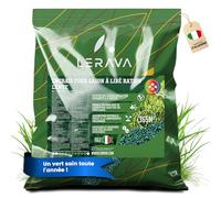LERAVA® Engrais Gazon Longue Durée - NPK Granulaire avec Azote à Libération Lente, Magnésium, Soufre et Microéléments - Fertilisant Haute Qualité pour Pelouses et Espaces Verts - engrais pelouse