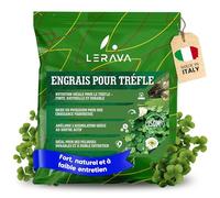 LERAVA® Engrais pour Trèfle (4,6 kg) - Fertilisant pour Pelouse et Jardin pour un Gazon Dense et Uniforme - Nain pour Tapis Vert Décoratif - Engrais Naturel pour Améliorer la Couverture du Gazon