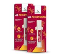 LERAVA® Gel Anti Fourmis (2x10 g) - Gel fourmis puissant pour éliminer colonies - Action rapide intérieur extérieur - Sécurisé pour famille et animaux - Prêt à l’emploi pour lutte efficace