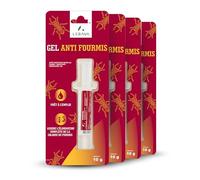 LERAVA® Gel Anti Fourmis (4x10 g) - Gel fourmis puissant pour éliminer colonies - Action rapide intérieur extérieur - Sécurisé pour famille et animaux - Prêt à l’emploi pour lutte efficace