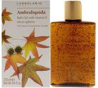 Lerbolario Ambraliquida Bath Gel With Vitamin E Micro-Spheres For Unisex 8.4 Oz Shower Gel
