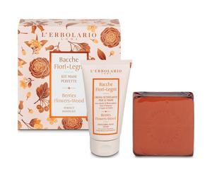 L'Erbolario Baies Fleurs Kit Mains Parfaites Crème + Savon