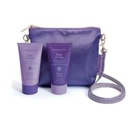 L'Erbolario Bella di Notte Beauty Clutch Kleine Wunder - Gel Douche 75 ml + Crème Corps Liquide 75 ml + Bandoulière - Edition Limitée - Doux Parfum Floral et Vanille