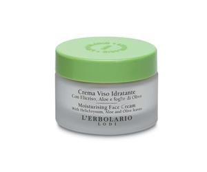 L'Erbolario Crème hydratante pour le visage - Traitement hydratant et nourrissant - Absorption rapide, non grasse - Texture légère pouvant être appliquée de jour comme de nuit - Base idéale pour un