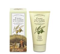 L'Erbolario Crème Pour Les Mains Et Ongles Huile D'Olive 75ml Super Nourrissante