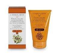 L'erbolario Crème Solaire Turbo d'Bronzage huile de Jojoba SPF15 125 ml