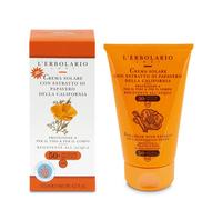 L'Erbolario Crème solaire visage et corps SPF 50+ haute protection imperméable idéale pour les premiers jours d'exposition et pour les enfants format 125 ml