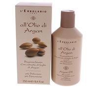 L'Erbolario Gel douche à l'huile d'argan - Nettoyant crémeux, doux - Laisse la peau avec une douceur soyeuse et un ton frais - Traite les peaux les plus sèches, gercées ou les plus irritables - Sans
