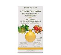 L'erbolario Masque Exfoliant Visage Restructurate les Couleurs Dell'Orto pour Tous Types en Cuir avec Jus de Raisin et Grenade et Granulés Exfoliants de Graines de Raisin et Amande 8 ML