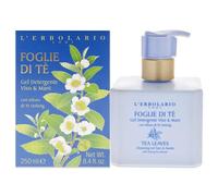 Lerbolario Tea Leaves Face and Hand Cleansing Gel For Unisex 8.5 oz Gel