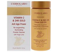 LErbolario Victamin C And 24K Gold Anti-Age Power For Women 1.23 oz Cleanser