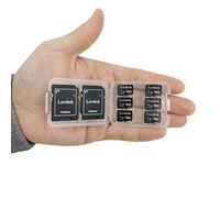 Lerdisk Factory Wholesale Carte Micro SD 1 Go Pack de 6 pouces Micro SD en vrac avec adaptateur SD produit sous licence autorisée (1 GBX6)
