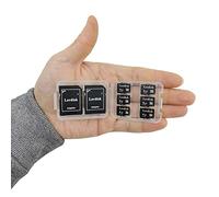 Lerdisk Lot de 6 cartes Micro SD 8 Go U1 en vrac Micro SDHC UHS-I C10 avec adaptateur SD produit par licence autorisée (8 Go x 6)