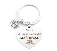 Lerdrtuin Cadeau Maitresse Cadeau Merci Maitresse Cadeau Maitresse D'École Porte Clef Maitresse Cadeau Maitresse D'École Fin D'année Professeur Cadeau Maîtresse Fin D'année Cadeau Pour Maitresse Noel