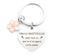 Lerdrtuin Cadeau Maitresse D'École Idee Cadeau Maitresse Porte Clef Merci Maitresse Cadeaux Retraite Femme Cadeaux Atsem D'École Original Utile aint Valentin Pour Femme