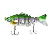 Lere de pêche de Natation, leurre de pêche pour la Truite Basse | LURS SWIMBAITS Multi-articulés | Basse Bass Baits Spinnerbaits Kit, tacle réaliste en Eau salée Dure pour Les Femmes de pêcheur