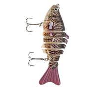 Lere de pêche de Natation, leurre de pêche pour la Truite Basse | Swimking Swiming Sweking Slow à Plusieurs articulations | Bass de Basse Dure réaliste, tacle d'eau salée, crankbaits d'eau Douce pour