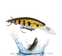 Lere de pêche robotique, leurre de pêche pour Les Basses | Appâts de Natation 3D robotiques Portables | Kit de plaqueur de Poisson d'eau salée, crankbaits de à la Basse à coulures lents pour l'e