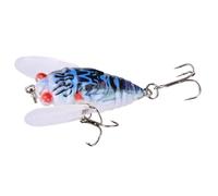 Lere Générique de Cigale - Cigade simulant des leurres de poisson, leurres réalistes avec un son attrayant | Accessoires d'équipement, appât d'eau douce pour eau douce