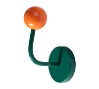 LEREAMTP 1 crochet magnétique porte-clés pour cabine de réfrigérateur, salle de classe, tableau blanc, 7,5 x 5 x 10 cm (jaune) (vert)