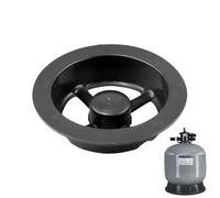 Lergas Aide de remplissage pour systèmes de filtration à sable OKU - Aide au remplissage du sable pour chaudière filtrante Top-Mount, entonnoir de guidage à sable, guide de remplissage à sable