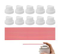 Lergas Lot de 6 têtes de pulvérisation pour spray acrylique Liquitex, encre acrylique Liquitex et peintures sur verre translucide, pour peinture professionnelle 400 ml