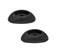 Lergas P61802 Lot de 2 embouts de protection pour pieds de piscine ovales - Pièces de rechange universelles pour piscines hors-sol - Compatible avec Power-Stahl Coleman