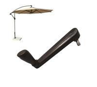 Lergas Pièces de rechange pour parasol à manivelle - Pièces de rechange pour parasol déporté Sun Garden - Accessoires de parasol réglables - Accessoire de pied de parasol - Manivelle pour cour