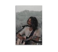 LERIAENHD Poster de Chris Cornell - Impression sur toile vintage - Décoration pour salon, chambre à coucher - Élégante et esthétique - 50 x 75 cm - Sans cadre