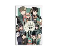 LERIAENHD Spy × Family Poster mural sur toile esthétique vintage pour salon, chambre à coucher, 30 x 45 cm, style sans cadre