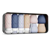 Lericttor 100/50 ml Flacons de Voyage en Silicone avec étiquette, Lot de 8 Contenant Flacon Voyage avec Trousse de Toilette, Bottiglie da Viaggio Rechargeable pour Shampooing Conditionneur Crèmes