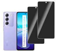LERINNA 2 pièces Confidentialité Protecteur d'Écran Verre Pour Vivo V40 SE, Bulles,Anti Rayures,9H Dureté Anti Espion Verre Trempé Protection écran Pour Vivo V40 SE