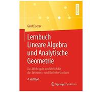 Lernbuch Lineare Algebra Und Analytische Geometrie