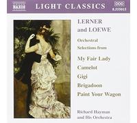 Lerner / Lowe – Sélections de My Fair Lady, Camelot, Gigi et Brigadoon – Import