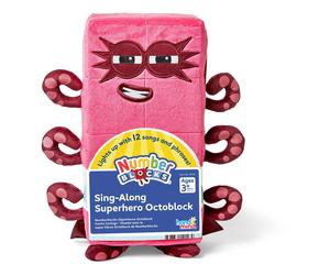 Lernressourcen Numberblocks Mitsing-Superheld Octoblock Plüsch