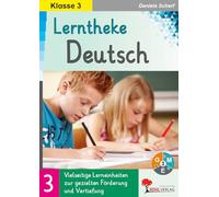 Lerntheke Deutsch Klasse 3 - Grammatik, Rechtschreibung, Lesen & Schreiben | Differenziert in 2 Niveaustufen | Mit Lösungen zur Selbstkontrolle