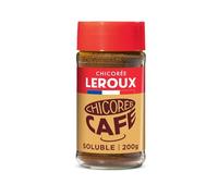 LEROUX - Chicorée Soluble au Goût Intense et Riche, Alternative Café Pratique (Pot 200g) - Le Lot De 3