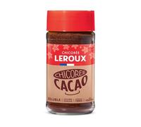 LEROUX - Chicorée Soluble Cacao | Saveurs gourmandes et onctueuses | À déguster chaud ou froid | le pot de 200g | LOT DE 3