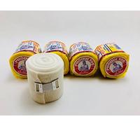 Leroy Lot de 4 Bandages mexicains de qualité supérieure pour MMA, Boxe, Kickboxing ou Muay thaï - Idéal pour la Protection des Phalanges - Lavable et réutilisable