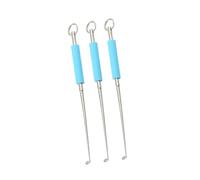 Lerpwige 1/2/3 pièces Séparateur d'hameçon Crochet à outils à retrait rapide Appareils descendants en acier inoxydable Agences de ramasse-poissons Outil efficace