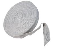 Lerpwige 10 yards Ruban adhésif en coton naturel sergé de coton pour tapis et fabrication de tapis