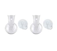 Lerpwige 2/4 pièces Vases décoratifs en acrylique transparent Suspendre Support de plantes hydroponique pour améliorer l'esthétique du salon ou de la chambre à coucher