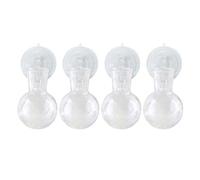 Lerpwige 2/4 pièces Vases décoratifs en acrylique transparent Suspendre Support de plantes hydroponique pour améliorer l'esthétique du salon ou de la chambre à coucher