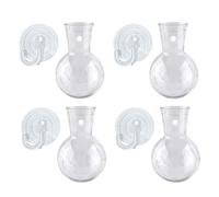 Lerpwige 2/4 pièces Vases décoratifs en acrylique transparent Suspendre Support de plantes hydroponique pour améliorer l'esthétique du salon ou de la chambre à coucher